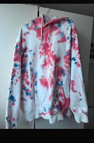 Palace white pink blue tie - pink,