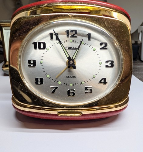Vintage travel alarm clocks