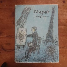 France Old Books Foreign Chagall Art Book Lithograph Complete Works Vol5 Paintin