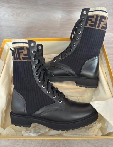Fendi rockoko boots black - rockoko,