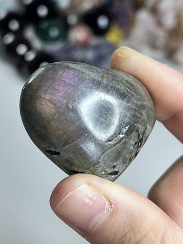 Labradorite crystal heart - crystal,