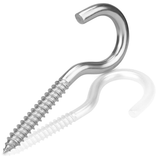 Heavy duty screw cup - in, hooks