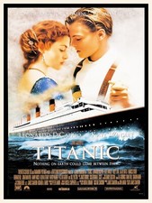 Titanic 1997 SIGN METAL WALL PLAQUE Film Movie Advert poster art print