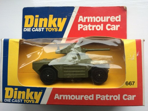 Dinky armoured patrol car - dinky,