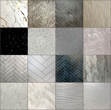 Large Shower Panels Bathroom Wet Wall 1000mm Wide x 2.4m PVC Cladding 10mm