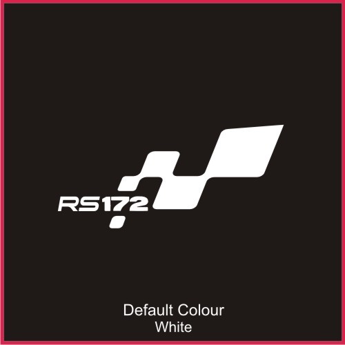 Rs172 bumper flag decal - rs172,