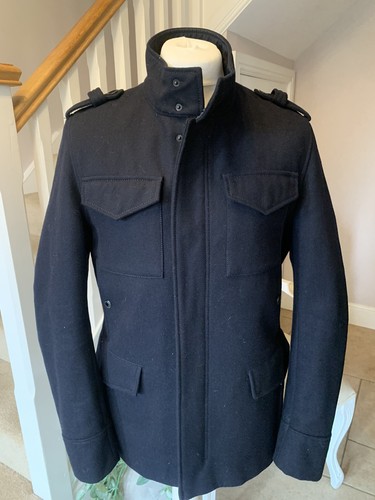 Zara men navy - men's, overcoat