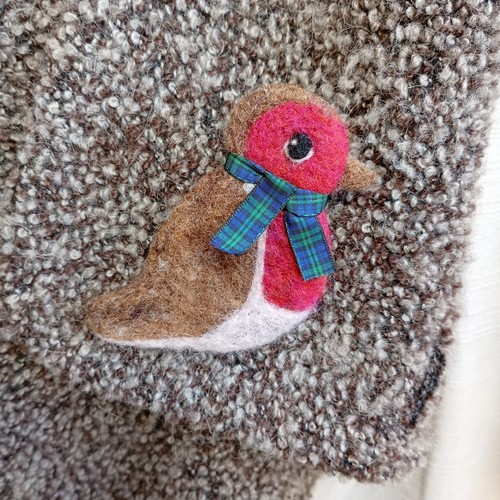 Unique robin brooch beautiful - brooch,,