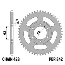 YAMAHA TY 125 1988-1989 rear