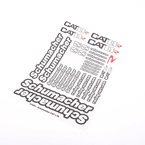 Schumacher decal cat l1r - decal,