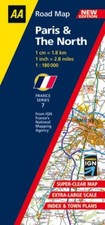 Paris and the North (AA Road Map France Series) Sheet map, folded Book The Cheap