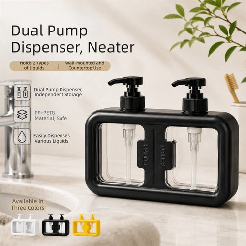 Double soap dispenser - double,