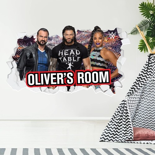Wwe wall decal - decal, personalised