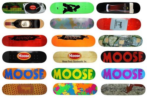 Moose skateboard deck canadian - moose,