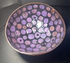 Purple Coconut Shell Trinket