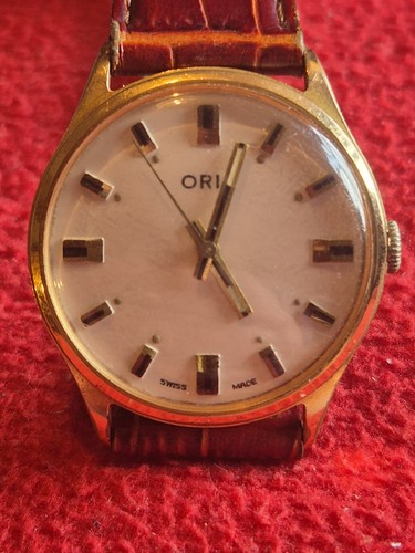 Vintage oris mens watch gold - oris,