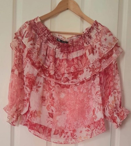 Zara red pink white - zara, red/pink/white