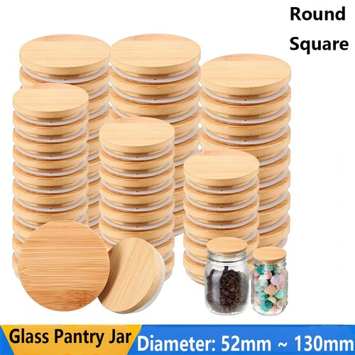 Square ruond glass pantry jar - square/ruond,