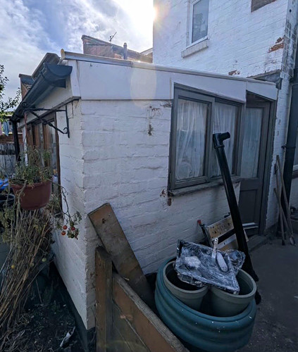 White conservatory lean - white,