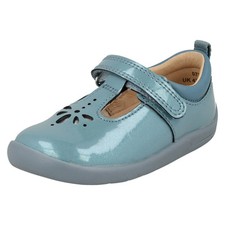 Girls Startrite T-Bar Laser Detailed Shoes *Puzzle*