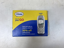 Siemens MC60 Mobile Phone TESCO Mobile Network Fully Working Retro Silver White