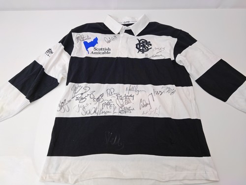 Barbarians rugby shirt signed - barbarians,