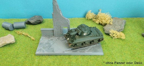 World war diorama - war, tanks