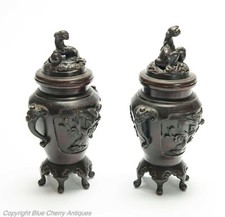 Pair Antique Japanese Meiji