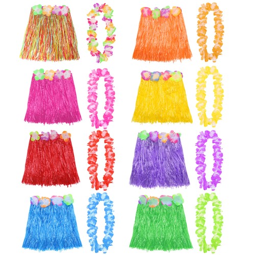 Hawaiian hula skirts with - hula,