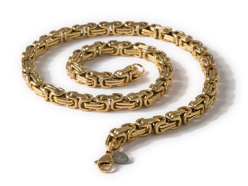 Byzantine chain curb - chain, curb-chain