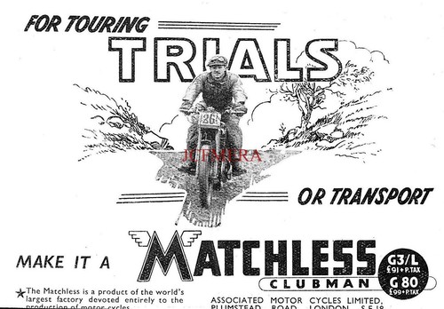 Matchless clubman g 80 - g3/l, &