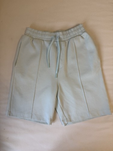 Zara men light blue shorts - blue,