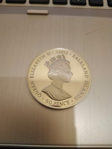 Eliz coin 2002 falklands - 11,