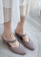 Women Slingbacks Wedge Heel