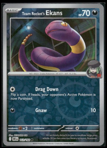 Team rocket ekans 112 182 - team,