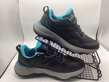 KARRIMOR HARAKA WP HIKING RUNNING SHOES TRAINERS BNWT 5UK  BLACK AQUA  TU10