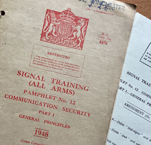 Communication security 1948 - communication,
