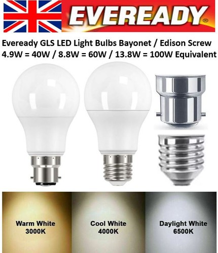 Led gls light bulbs 40w - /, 60w