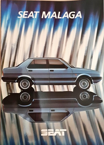 Seat malaga brochure - malaga, 1986