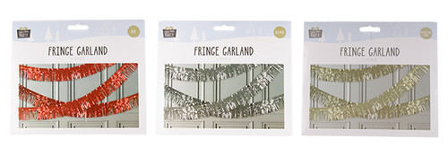 Christmas fringe foil - fringe, garland