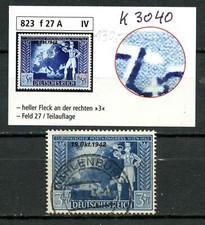 DR No.: 823 with Plate Error