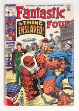 FANTASTIC FOUR #91 - Marvel 1969 - 1st Torgo Robot Gladiator
