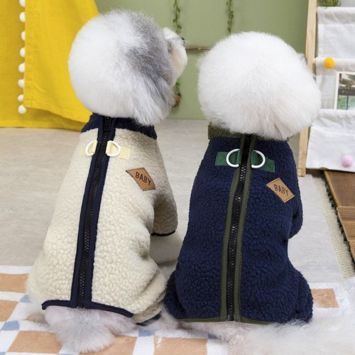 Warm dog clothes winter fleece - clothes,