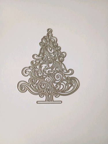 Beautiful christmas tree die - beautiful,