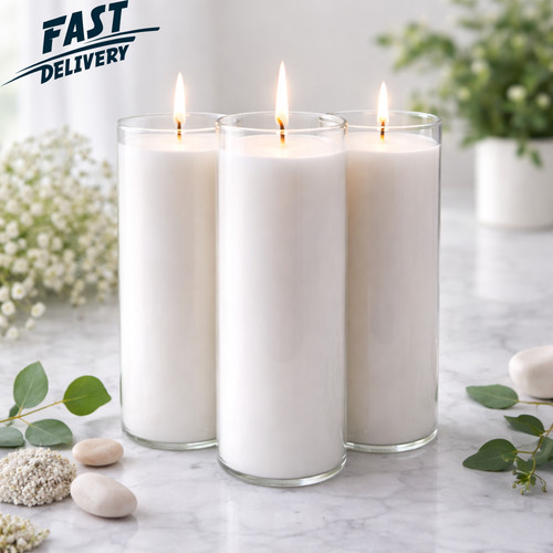 Large candle glass - jar, home