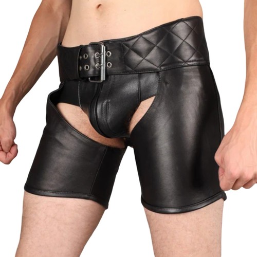 Mens quilted real black - quilted,