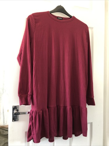 Ladies burgundy long sleeve - burgundy,
