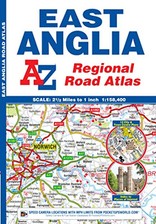 East Anglia Regional Road Atlas by Geographers' A-Z Map Company Book The Cheap