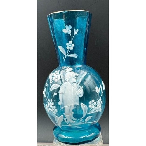 Antique mary gregory miniature - mary,