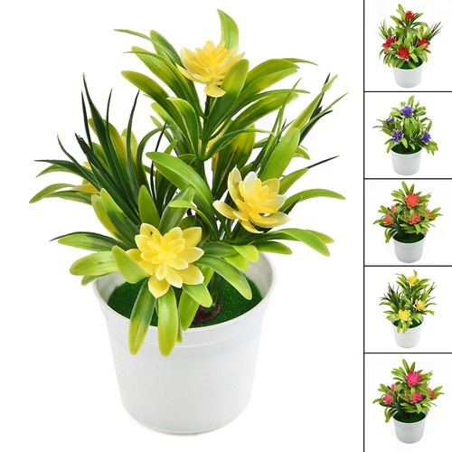 Artificial flowers potted fake - artificial,